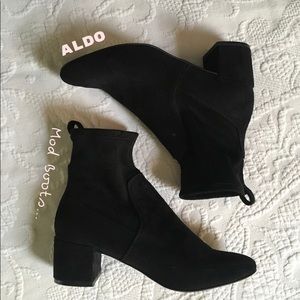 Aldo Black Mod Boots